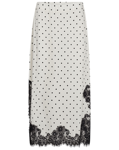 Co' Couture - AmeliCC Dot Lace Nederdel - Off White